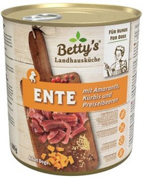 Produktbild von Betty's Landhausküche Ente mit Amaranth, Kürbis und Preiselbeere - 6 x 800 g