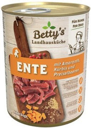 Produktbild von Betty's Landhausküche Ente mit Amaranth, Kürbis und Preiselbeere - 6 x 400 g