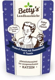 Produktbild von Betty's Landhausküche Frischebeutel Huhn & Fasan - 12 x 100 g