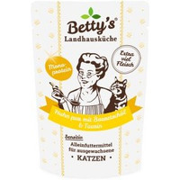 Produktbild von Betty's Landhausküche Frischebeutel Huhn Pur mit Borretschöl Katze - 12 x 100 g