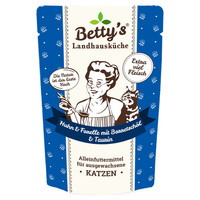 Produktbild von Betty's Landhausküche Huhn und Forelle mit Borretschöl - 12 x 100 g