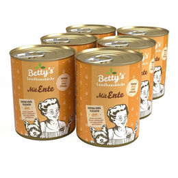 Betty's Landhausküche Hund Ente und Geflügel - 6 x 400 g – Bild 1 von 6