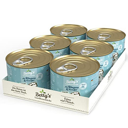 Produktbild von Betty's Landhausküche Hund Känguru mit Kartoffeln und Geflügel - 6 x 200 g