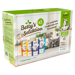 Produktbild von Betty's Landhausküche Selektion Nr.1 Nassfutter für Katze - 12 x 100 g