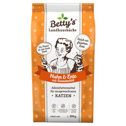 Betty's Landhausküche Trocken Adult Huhn & Ente - 300 g – Bild 1 von 3