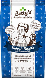 Betty's Landhausküche Trockenfutter Huhn Forelle 1,4 kg – Bild 1 von 3