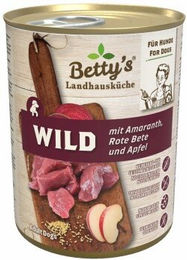 Produktbild von Betty's Landhausküche Wild mit Rote Bete, Amaranth und Apfel - 6 x 400 g