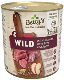 Produktbild von Betty's Landhausküche Wild mit Rote Bete, Amaranth und Apfel - 6 x 800 g