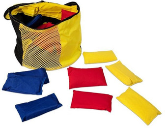 Produktbild von Betzold Sport Outdoor-Spielzeug Tasche mit 30 Bohnensäckchen - 30 x 80 g