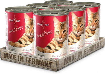 Produktbild von Bewi Cat Meatinis Geflügel - 12 x 400 g