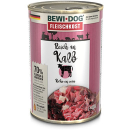 Produktbild von BEWI DOG Fleischkost reich an Kalb - 6 x 400 g
