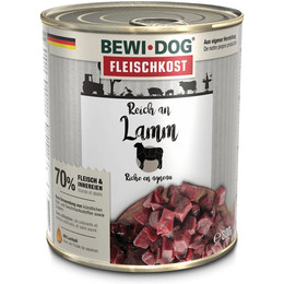 Produktbild von BEWI DOG Fleischkost reich an Lamm - 6 x 800 g