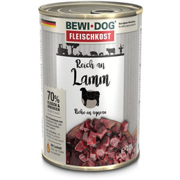 Produktbild von BEWI DOG Fleischkost reich an Lamm - 6 x 400 g