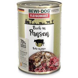 Produktbild von BEWI DOG Fleischkost reich an Pansen - 6 x 400 g