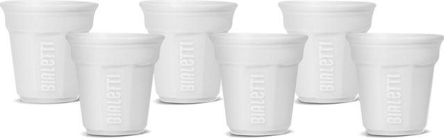 Bialetti Espressobecher White - 6 x 45 ml – Bild 1 von 3