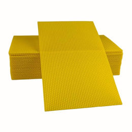 Produktbild von BIENEN SCHMIDT Bienenbeute Mittelwände Zandermaß 395 x 195 mm Bienenwachs Mittelwand Wachsplatte, Zander, 7,5 kg, Zellmaß 5,4 mm, sauber gewalzt
