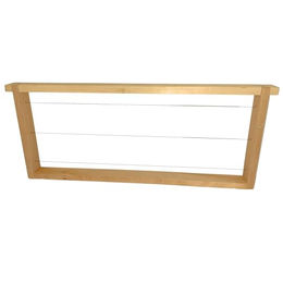 BIENEN SCHMIDT Bienenbeute Rähmchen Deutsch Normalmaß DNM 394x159mm flach 2/3 gerade Seiten – Bild 1 von 3