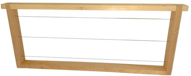 Produktbild von BIENEN SCHMIDT Bienenbeute Rähmchen flach 2/3 DNM 394x159mm