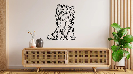 Produktbild von Biewer Yorkshire Wandtattoo Wandbild Wandsticker Wandaufkleber Wanddekoration