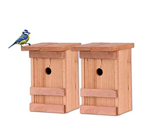 Produktbild von BigDean 2X Nistkasten Meisen Massivholz Vogelhaus
