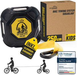 BikePeak Fahrradleine BikePeak Fahrrad Abschleppseil Sugarloof 250cm, Ziehen von Mitfahrer – Bild 1 von 5
