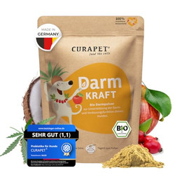 Produktbild von Bio Darmpulver für Hunde mit Probiotika & Präbiotika CURAPET - 200 g