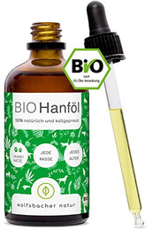 Produktbild von Bio Hanföl für Hunde und Katzen 50ml - 50 ml