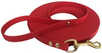 bio-leine 25-35 kg Schleppleine Biothane rot 12 m – Bild 1 von 3