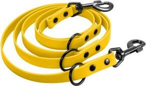 Produktbild von bio-leine Biothane Führleine verstellbar gelb 2,5 m - 2,5 m