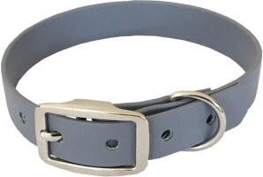 Produktbild von Bio-Leine Biothane Halsband hellgrau