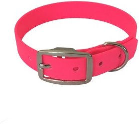 Bio-Leine Biothane Halsband leuchtendes Rosa – Bild 1 von 3