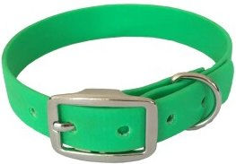 Bio-Leine Biothane Halsband neon grün – Bild 1 von 3