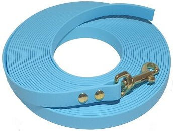bio-leine Biothane Schleppleine azurblau 3 m für Hunde ab 35 kg - 3 m – Bild 1 von 3