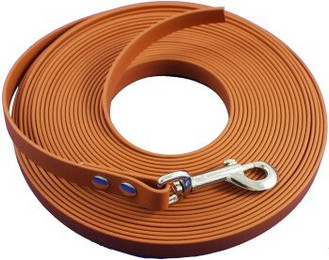 Produktbild von bio-leine Biothane Schleppleine braun/caramell 7,5 m für Hunde ab 35 kg - 7,5 m
