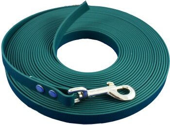 bio-leine Biothane Schleppleine dunkelgrün 5 m für Hunde 15-25 kg - 5 m – Bild 1 von 3