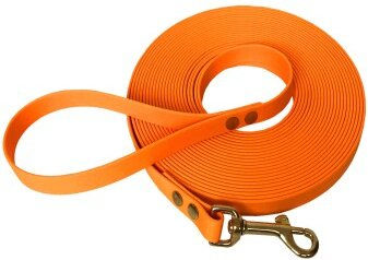 bio-leine Biothane Schleppleine honigmelone 10 m für Hunde ab 35 kg - 10 m – Bild 1 von 3