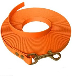 Produktbild von bio-leine Biothane Schleppleine honigmelone 12 m für Hunde ab 35 kg - 12 m