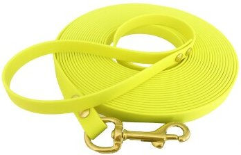Bio-Leine Biothane Schleppleine neon gelb 7,5 m für Hunde ab 35 kg - 7,5 m – Bild 1 von 3
