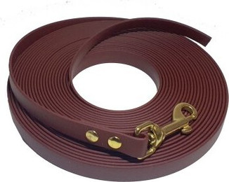 Produktbild von Bio-Leine Biothane Schleppleine sattelbraun 3 m für Hunde ab 35 kg - 3 m