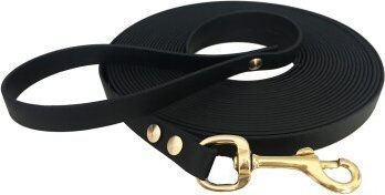 Bio-Leine Biothane Schleppleine schwarz 10 m für Hunde ab 35 kg - 10 m – Bild 1 von 3