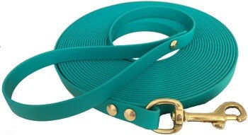 Bio-Leine Biothane Schleppleine türkis 3 m für Hunde ab 35 kg - 3 m – Bild 1 von 3