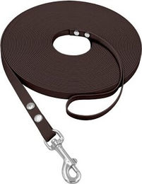 bio-leine Schleppleine aus Biothane für Minis bis 8 kg 20 m dunkelbraun - 20 m – Bild 1 von 3