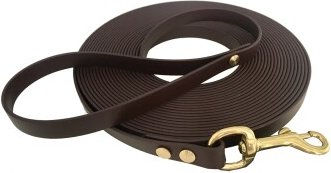 Bio-Leine Schleppleine Biothane dunkelbraun 12 m - 12 m – Bild 1 von 3