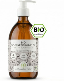 Produktbild von Bio Schwarzkümmelöl für Hunde kaltgepresst - 500 ml