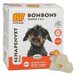 Produktbild von BIOFOOD Schaffett-Bonbons mit Lachsöl - 80 x 265 g