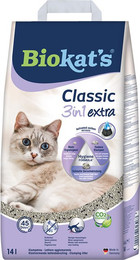Produktbild von Biokat´s Classic 3in1 Extra Katzenstreu - 2 x 14 l