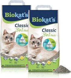 Produktbild von Biokat's Classic 3in1 fresh Katzenstreu - 2 x 18 l