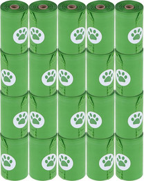 Produktbild von Biologisch abbaubare Hundekotbeutel grün - 20 x 15 Stk.