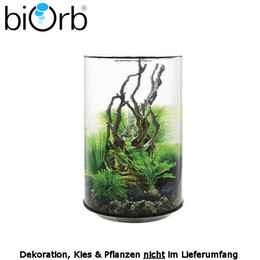 Produktbild von biOrb Design Aquarium Set TUBE 30 MCR schwarz