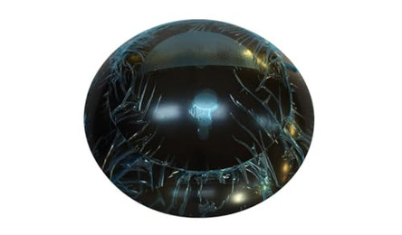 Produktbild von biOrb Ersatzdeckel AIR mit Licht schwarz